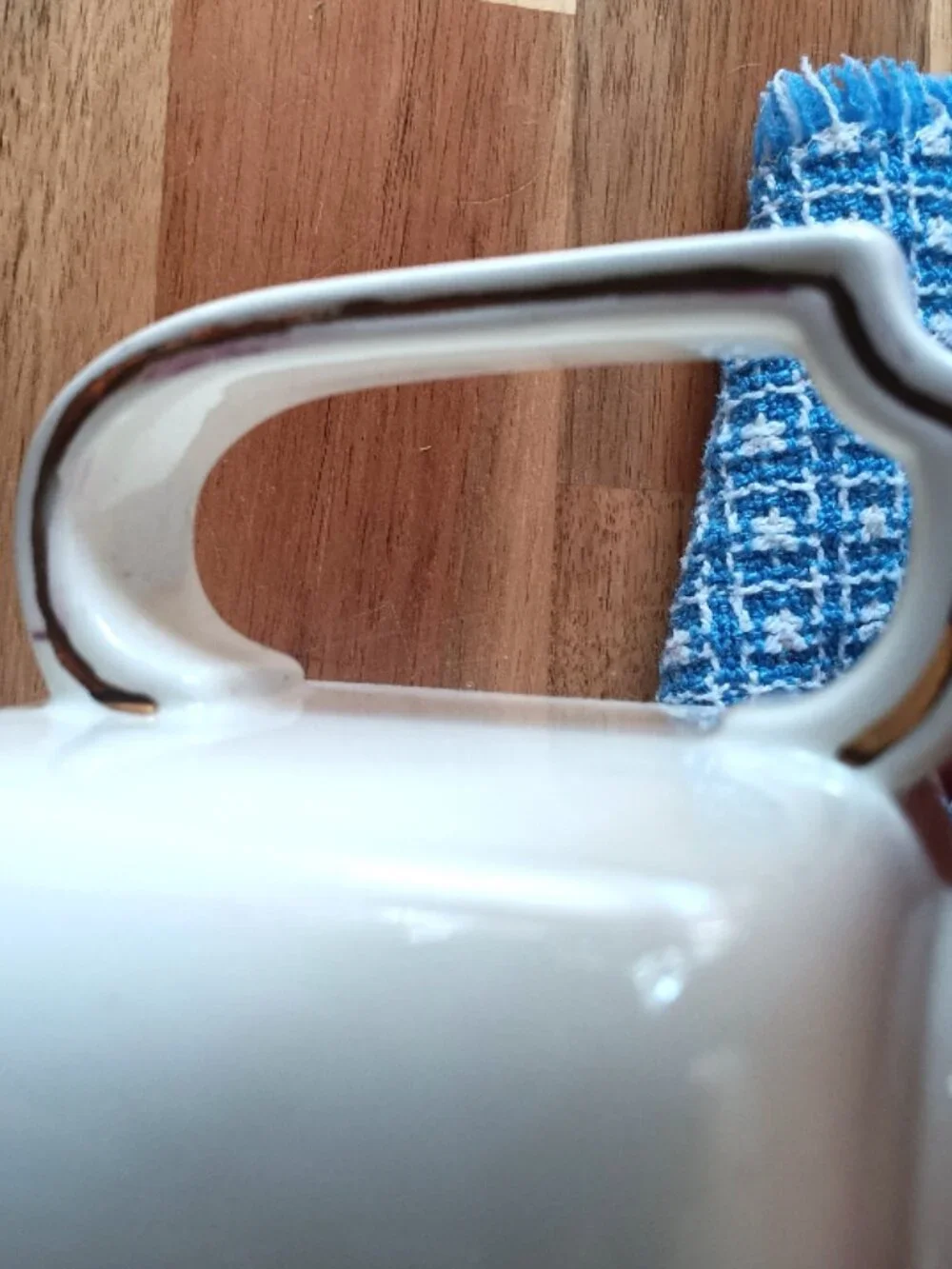 Hand Painted Vintage Floral Tea Pot